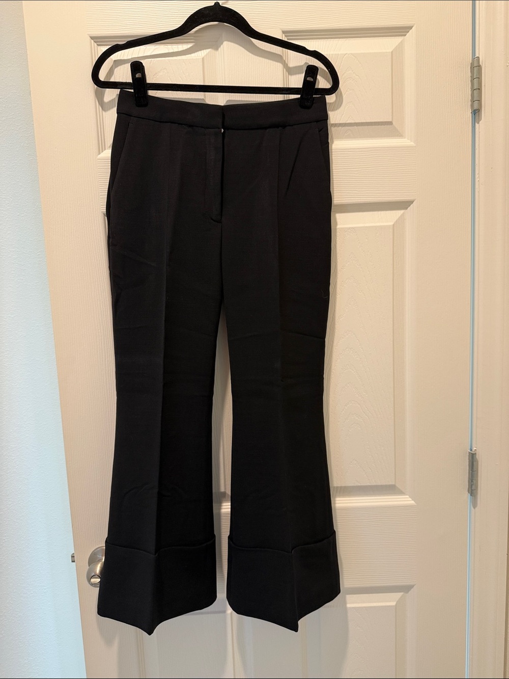 Stella McCartney Black Flared Dress Pants size 40